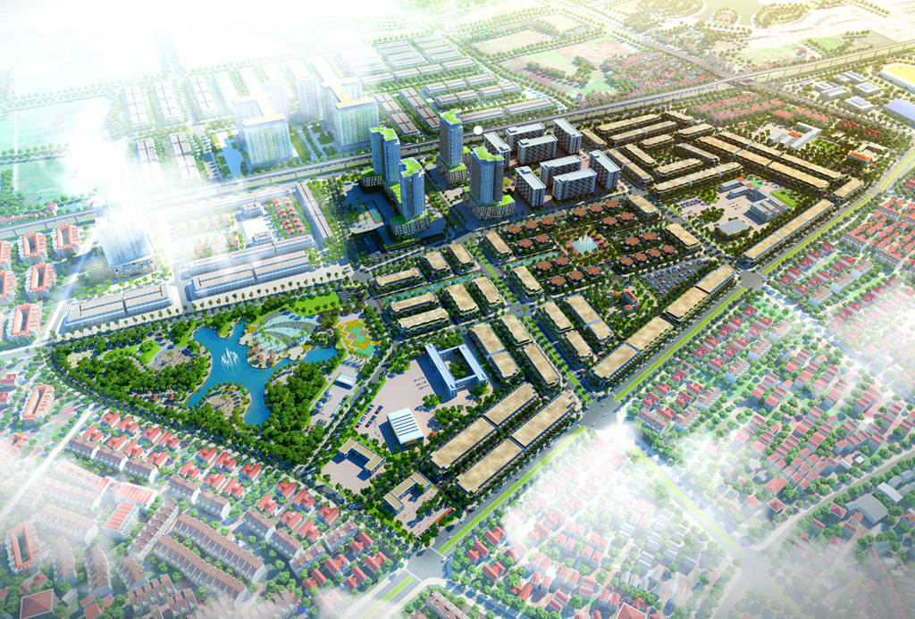 Phối cảnh dự án khu đô thị Nam 32 Phối cảnh dự án khu đô thị Nam 32