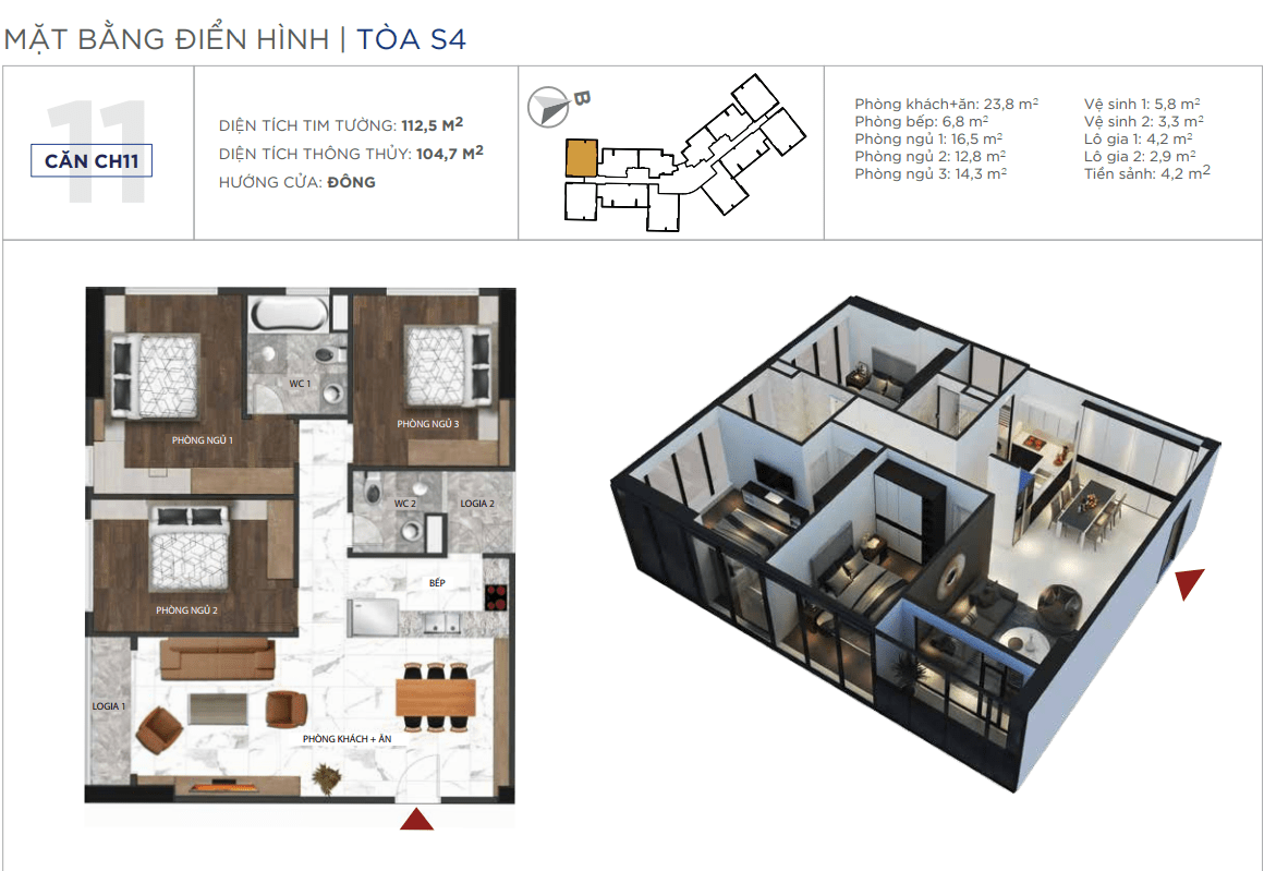 Thiết kế căn hộ 11