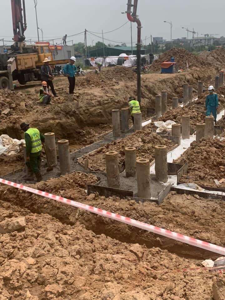 Tiến độ thi công dự án Kim Chung Di Trạch