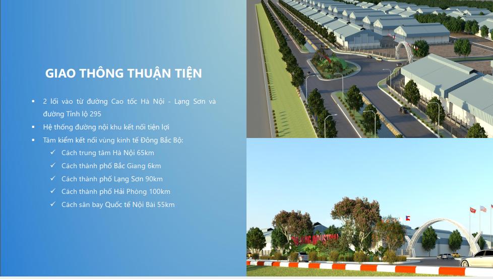 Cho thuê đất KNC Tân Hưng, Lạng Giang, Bắc Giang