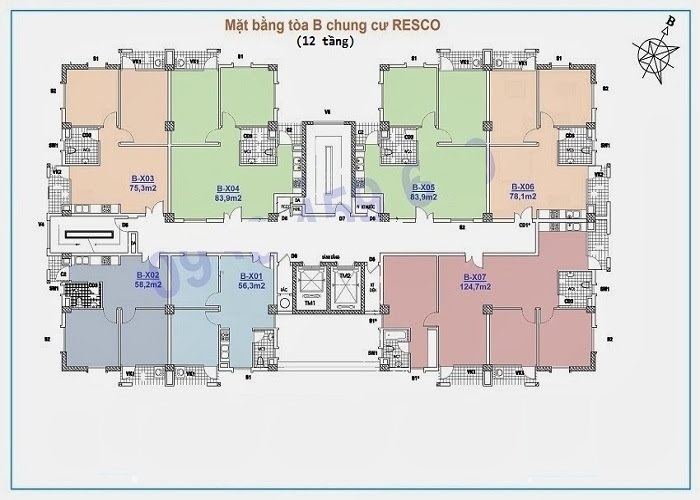 Chung cư oct1B cổ nhuế