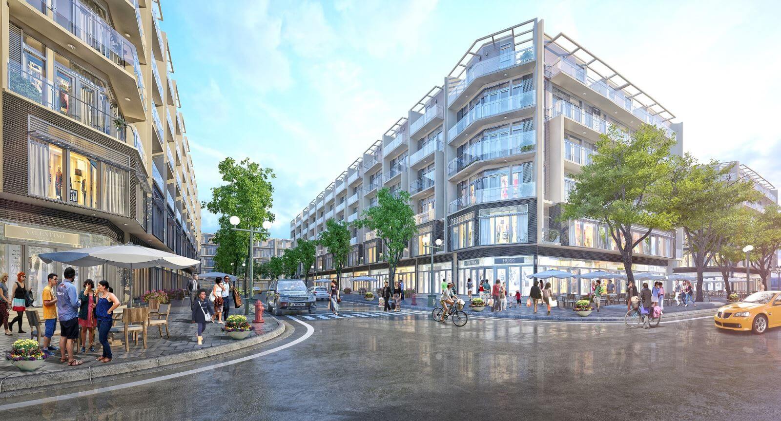 Phối cảnh Shophouse Hinode Royal Park Hà Nội
