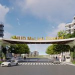Cổng chào dự án HUD Melinh Central Đại Thịnh
