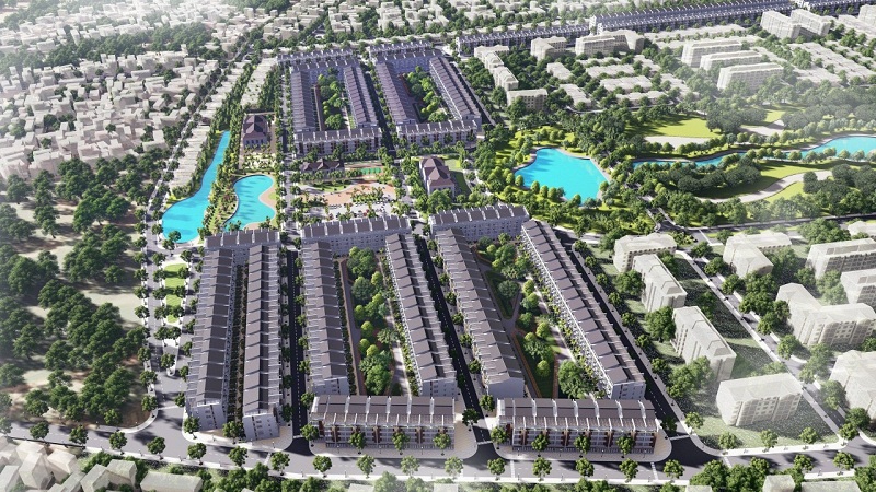 Phối cảnh 2 dự án đất đấu giá Đông Phong – Yên Phong – Bắc Ninh