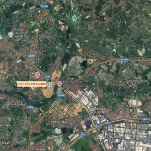 Vị trí dự án Việt Yên Riverside