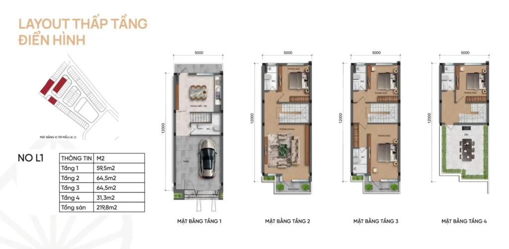 Layout NO L1 Mipec Iconia Lakeside Tố Hữu