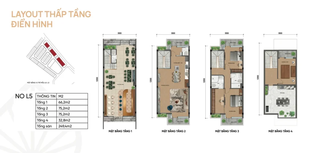 Layout NO L5 Mipec Iconia Lakeside Tố Hữu