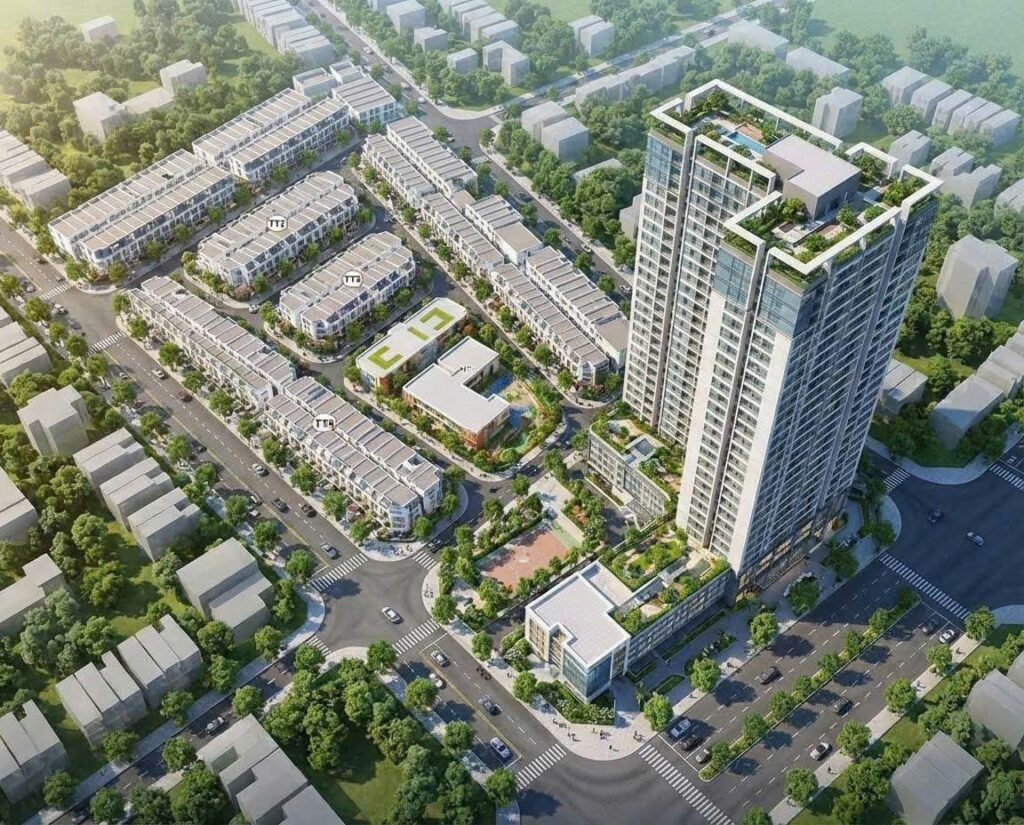 Phối cảnh tổng thể dự án Mipec Iconia Lakeside Tố Hữu