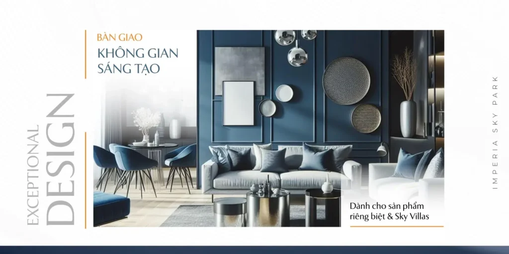 Nội thất bàn giao đặc biệt sang trọng của căn Villas MIK An Khánh