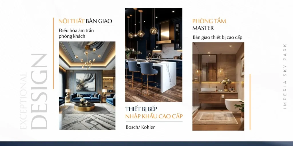 Nội thất bàn giao sang trọng - hiện đại của dự án MIK An Khánh