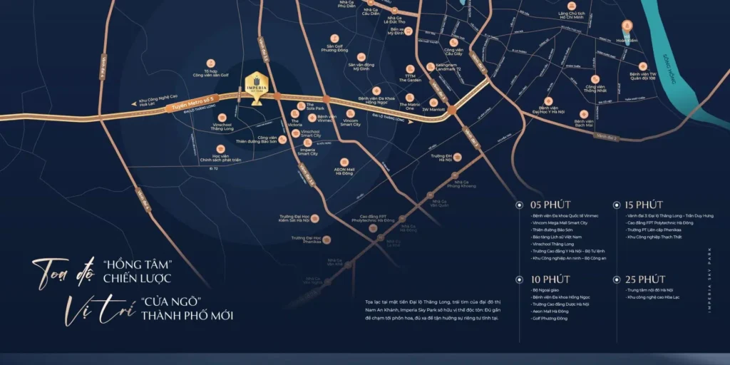 Vị trí dự án Imperia Sky An Khánh